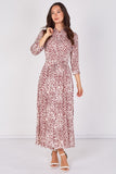 Love Sunshine Burgundy Animal Print Tie Waist Maxi Shirt Dress Belted Dress Day to Night Long Sleeve Maxi Dress NEW IN Occasionwear Shirt Dress