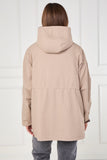 8Pcs Chocolate and Stone Reversible Parka