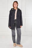 8Pcs Black and Khaki Reversible Parka