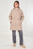 8Pcs Chocolate and Stone Drawstring Reversible Parka