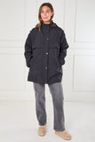 8Pcs Black and Chocolate Reversible Parka