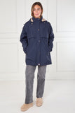 8Pcs Navy and Stone Reversible Parka