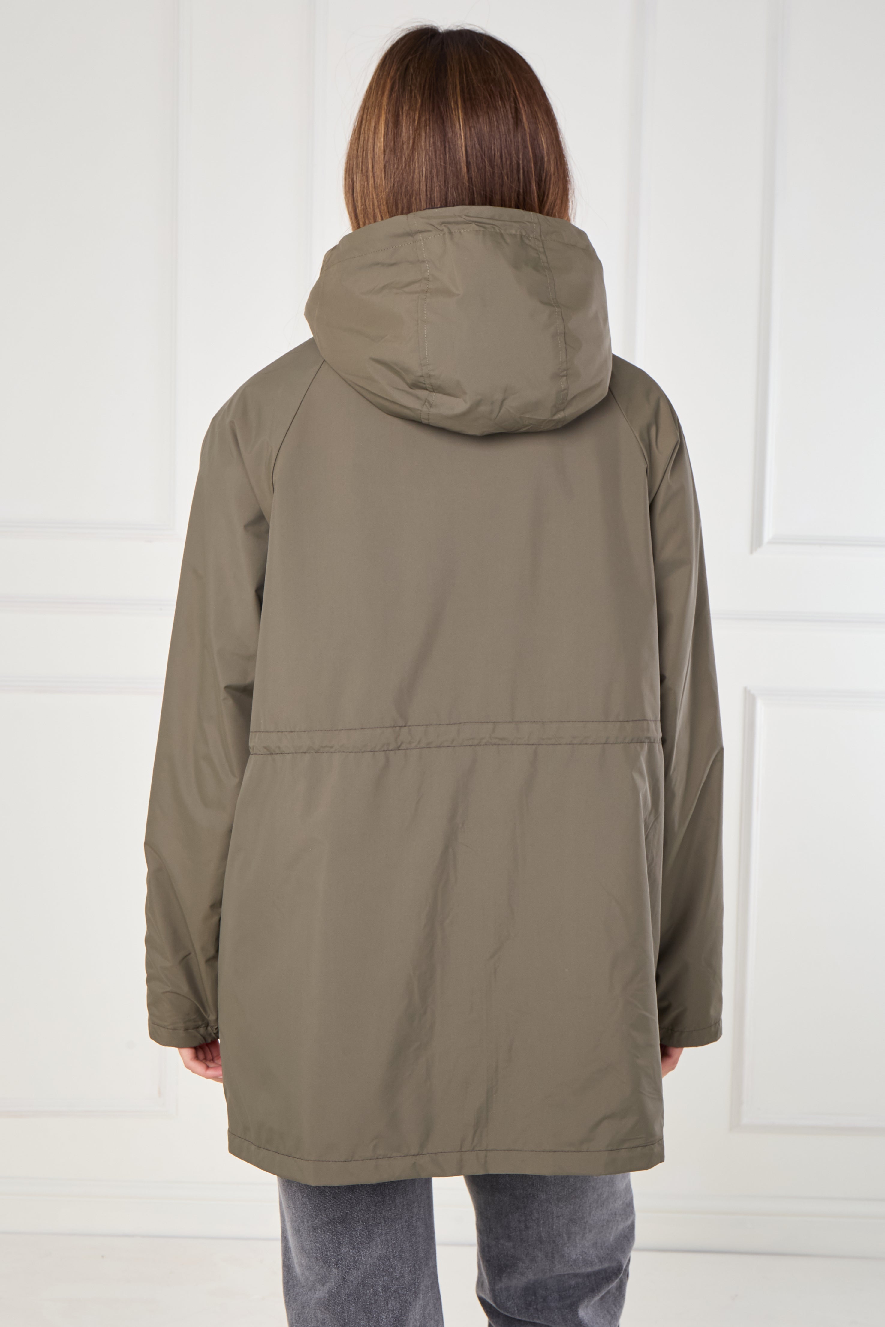 8Pcs Black and Khaki Reversible Parka